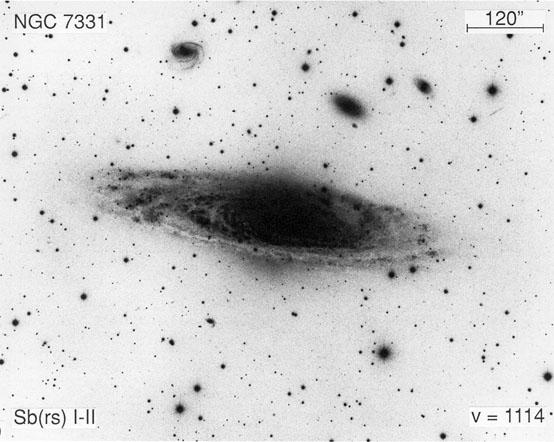Surface brightness profile of spiral with bulge+disk NGC 7331 is similar to M31 NGC 7331 B NGC