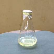 conical flask containing the aqueous
