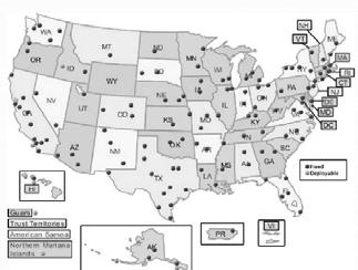 Radiation Monitoring Radiation Monitoring RadNet (PA) Primary environmental monitoring >100 sites within U.S.