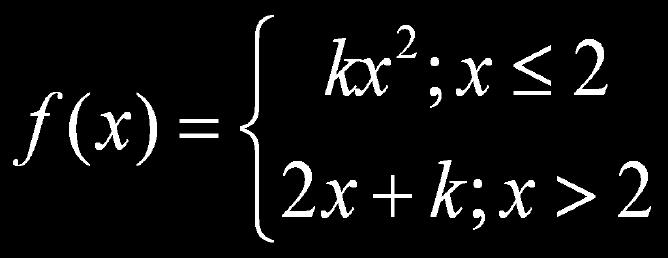 What value of k will make the function continuous?