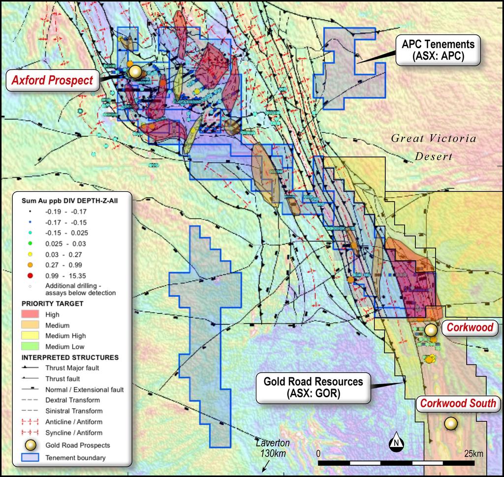 APC Executive Chairman Matt Shackleton said, In progressing the exploration program on the Yamarna Gold Project, our geological team have this week finalised their review and resampling of pulps and