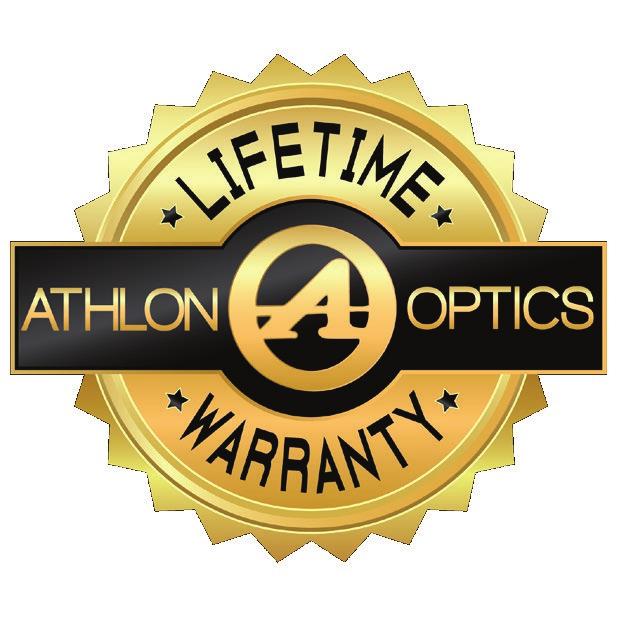 THE ATHLON GOLD MEDAL LIFETIME WARRANTY* Your Athlon product is not only warranted to be free of defects in materials and workmanship for the