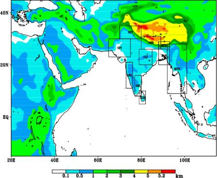 CORDEX South Asia Co-ordination Development of multi-model ensemble projections of high resolution (50km) regional climate change scenarios for South Asia Generation of regional climate projections