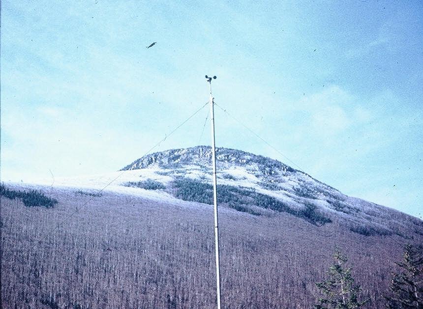 UNIVERSITY OF MASSACHUSETTS CLIMATOLOGICAL RESEARCH PROJECT, WHITE MOUNTAIN NATIONAL FOREST 1972-73 ZEALAND NOTCH WIND RESEARCH (SITE K).