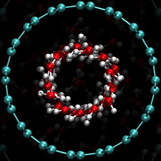 5 V/nm, methanol molecules prefer to occupy in the CNT where their structure is single-file.