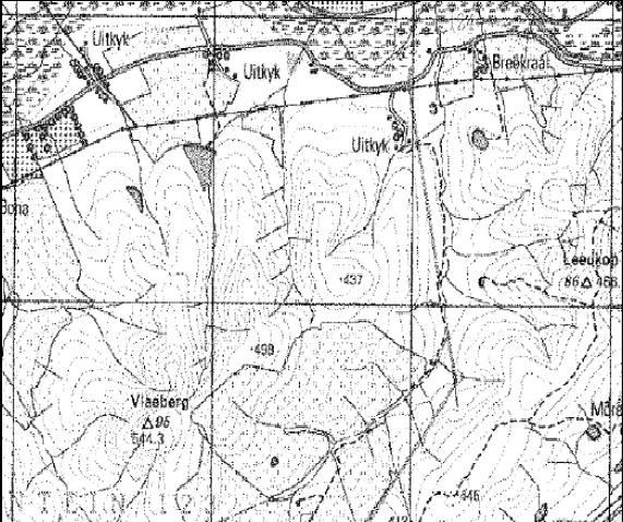 Question 2 Use the Topographical map of Caledon printed in 2001 Calculate the Magnetic