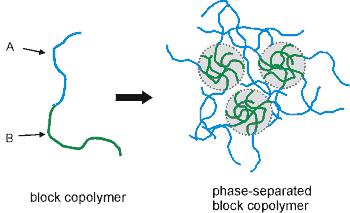 The thermodynamics of polymer mixing plays a large role in the self - assembly of BCPs.