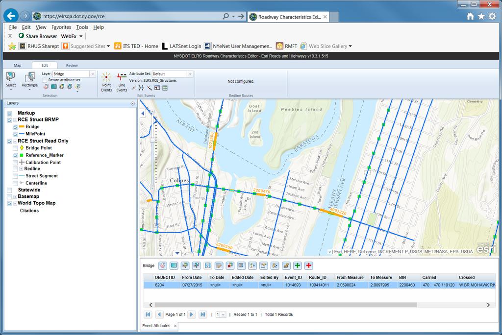 May 9, 2018 25 Allows users to create and edit asset locations or highway information from a map-based interface from within the browser.