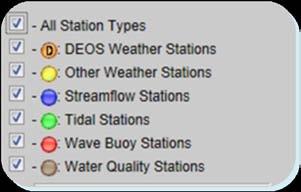 Quality Snow Depth 50 Core DEOS Mesonet Stations Meteorological