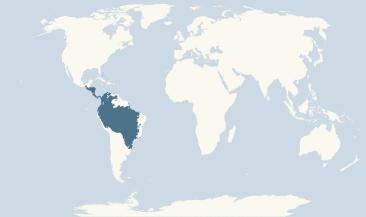 Observation 1: Many organisms found throughout South America were