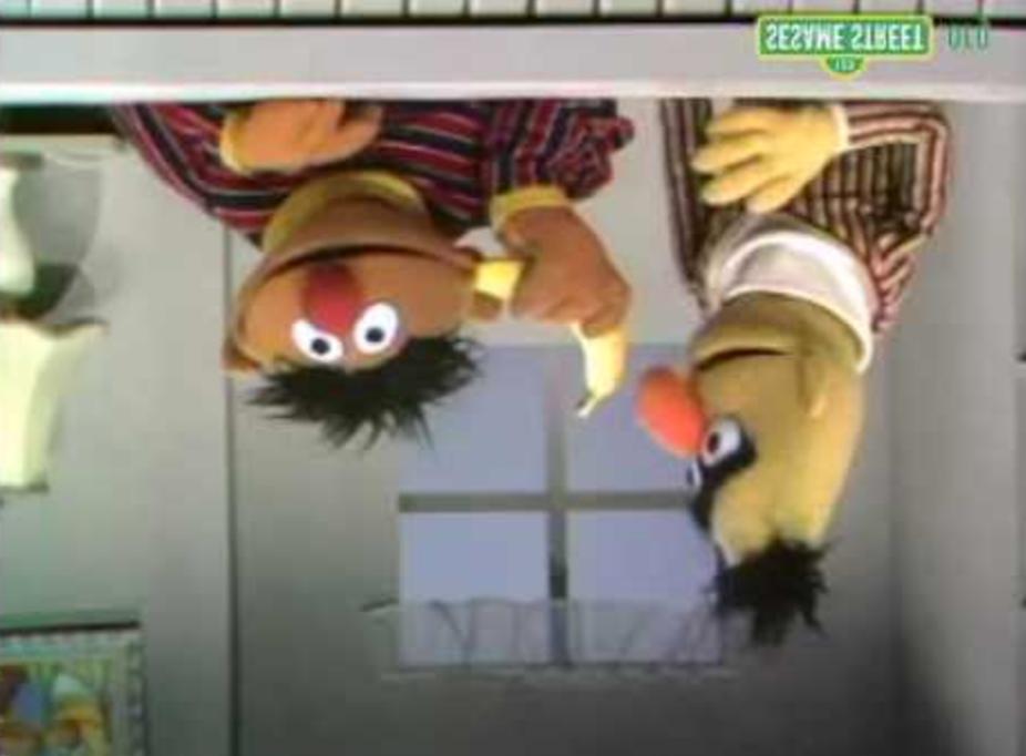 Quote of the Day Bert: Ernie, you have a banana in your ear.