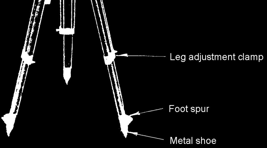 ; the leg construction, either rigid or adjustable; and