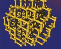 Figure 2.8 Structure of nanodiamond (Courtesy: https://www.llnl.gov/str/november03/gifs/vabuuren1.