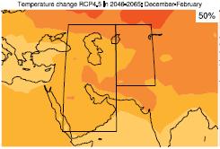 SW/South Asia temperature rise: Dec