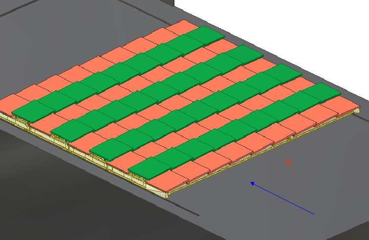 panels line outer wall and
