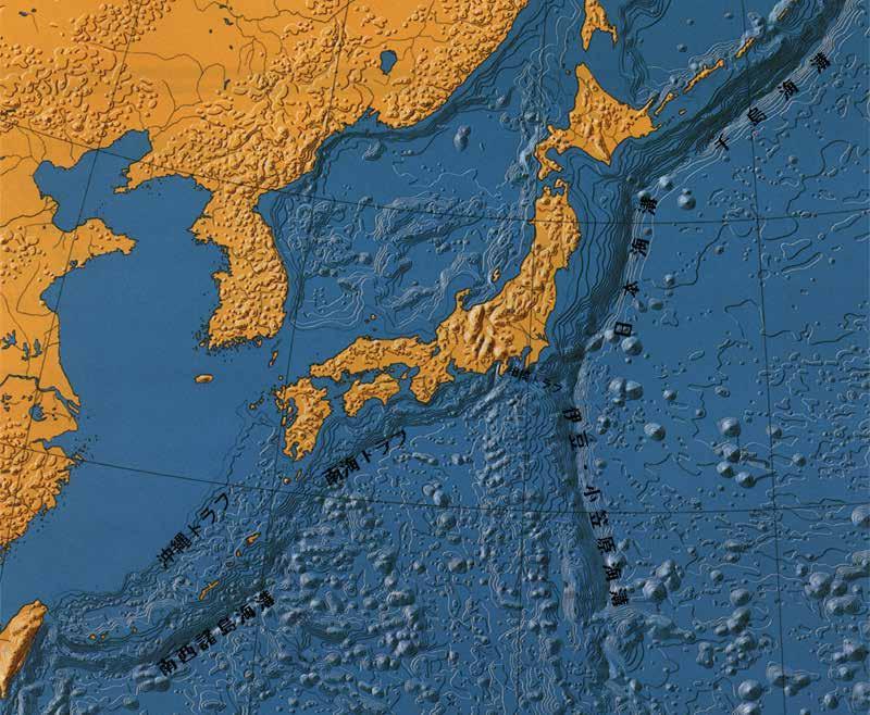 Plate Tectonics around Japan Pacific Plate