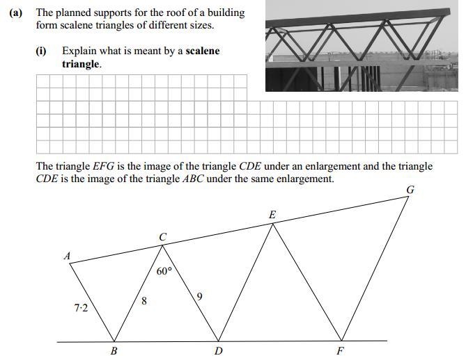 Question 3 Find the area of the triangle