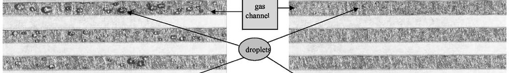 Flow channels and bipolar plate When the local RH exceeds 100 % liquid water will enter the cathode channel