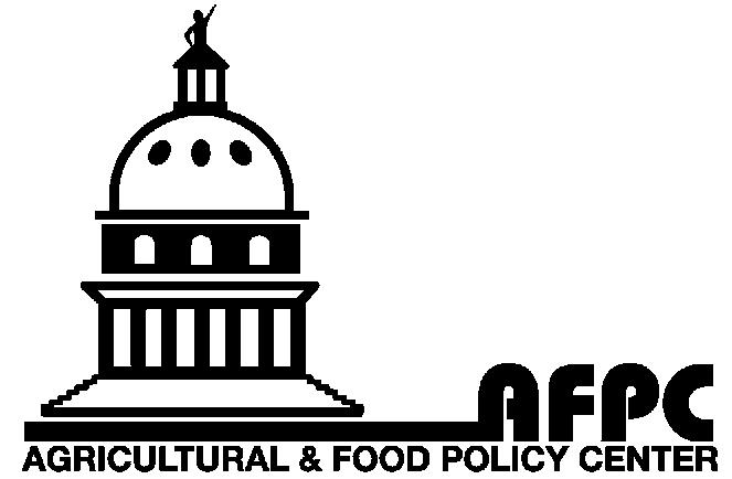 Agricultural & Food Policy Center at Texas A&M University Impact of Alternative Property and Sales Tax Policies on Texas Representative Cotton Farms AFPC