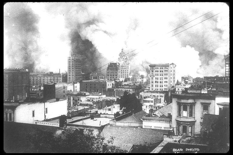 Earthquake induced fires 1906 San Francisco