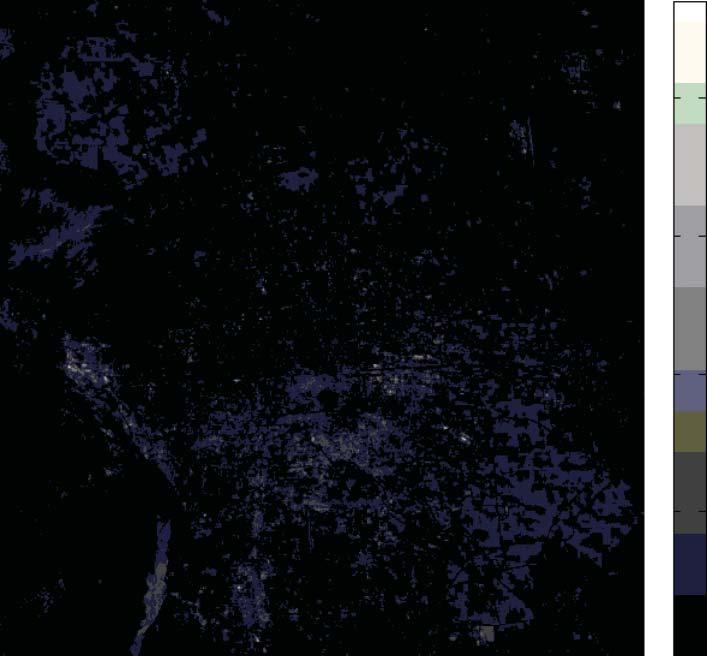 International Journal of Remote Sensing 5513 (a) (b) 45 20 40 35 15 30 25 10 20 15 Figure 5. 5 0 Maps of local Moran s I index using LST data: 2 August 1999 (a) and 8 August 2010 (b).