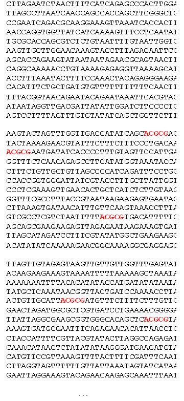 Data description For each gene g: