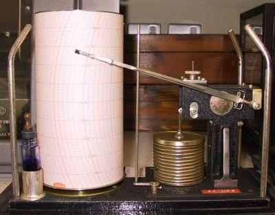 3. Recording Air Pressure: Barograph A) - Instrument used to record air pressure Rotating cylinder
