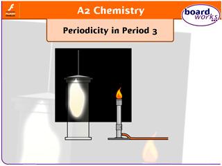Periodicity in Period 3 35 slides 16 Flash activities Physical properties Guide to the physical properties of period 3 elements Identifying the physical properties of period 3 elements Reactions with