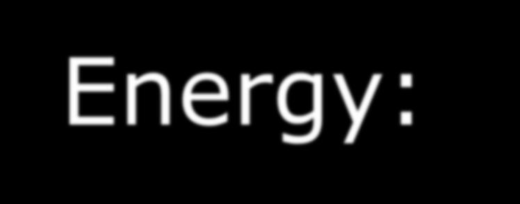 Energy: