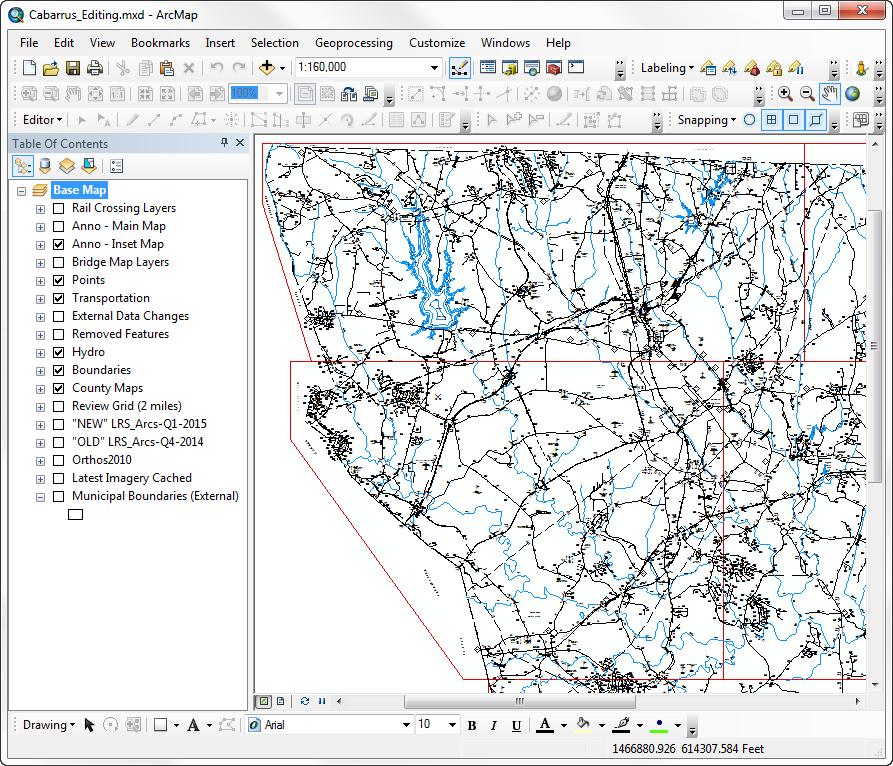 County Road Map Conversion: How? County map styled to resemble the MicroStation product MXD s organized by County.