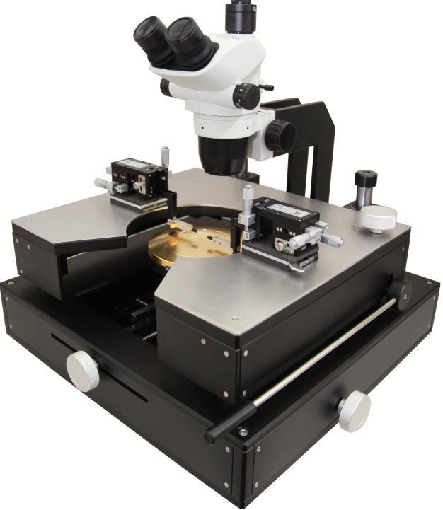 Probe Station Model no. EPS-1000 NO specs description 1 Chuck size 4inch, 6inch 2 Microscope mount X,Y stage 3 Microscope magnification. Option. 90x ~ 1000x 4 CCD camera Option.