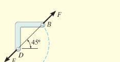 Solution Free Body Diagrams BD is a two-force member Lever ABC