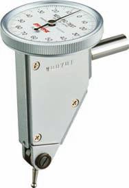 mm Without change lever (Automatic inverse type) The lever type dial gauge of this type has no change lever, the contact point inverses automatically in normal or reverse direction as desired and