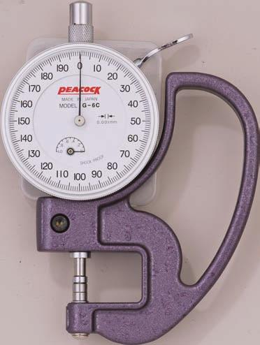 1. Snap Calipers Since the back of gauge is flat, you can measure an object, while laying your gauge on a desk or table.