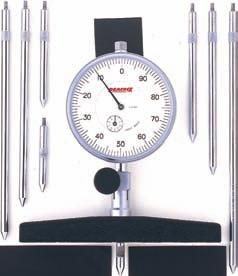 Dial Depth Gauges It measure a depth from top bottom of bottomed holes, a depth of narrow