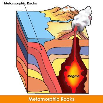 Metamorphic Rocks Formed by gradual changes in the structures of either igneous or sedimentary rocks