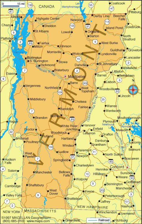 Location Map: Waterbury Resevoir Waterbury River E0679735 N4923116 E 0677234 N4916747 E067723 N4916601 Little River Waterbury