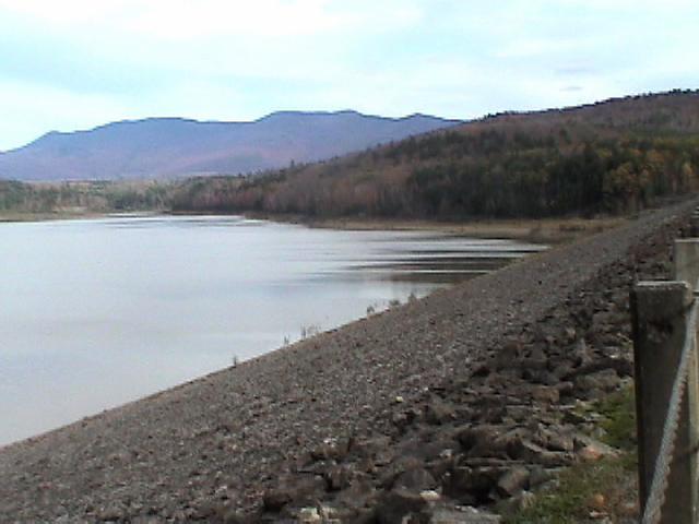 7. Present Day Image of Site This is the present day image taken from the top of the Waterbury Dam looking east.