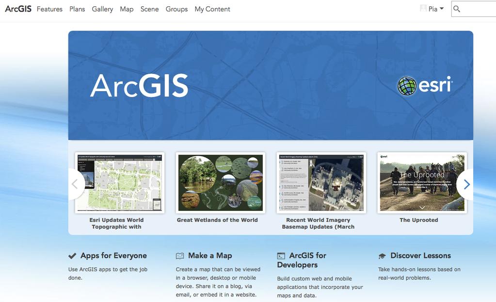 Lesson Plan - Middle and High School Land Use and Land Cover Classroom Instructions: 1.) Start ArcGIS Online by going to http://www.arcgis.com and click sign in.