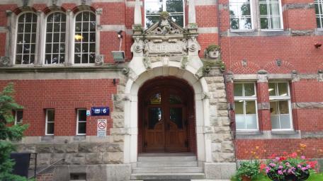 Figure 1: Entrance to the historic building of the Department of Chemistry at the Gdańsk University of Technology 2.