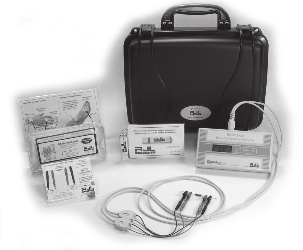 QUANTUM II BIA Analyzer $2,090.00 INCLUDES FEATURES Product Overview - The Quantum II is an ideal choice for users who desire a body composition analyzer that is compact and portable.