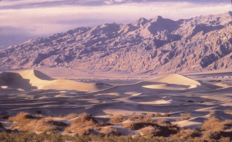 Large sand dunes,