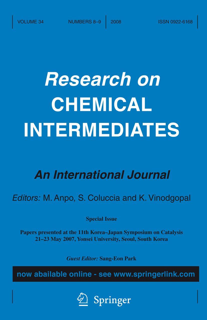 Shrivastava, Bhawana Jain & Yokraj Katre Research on Chemical Intermediates ISSN