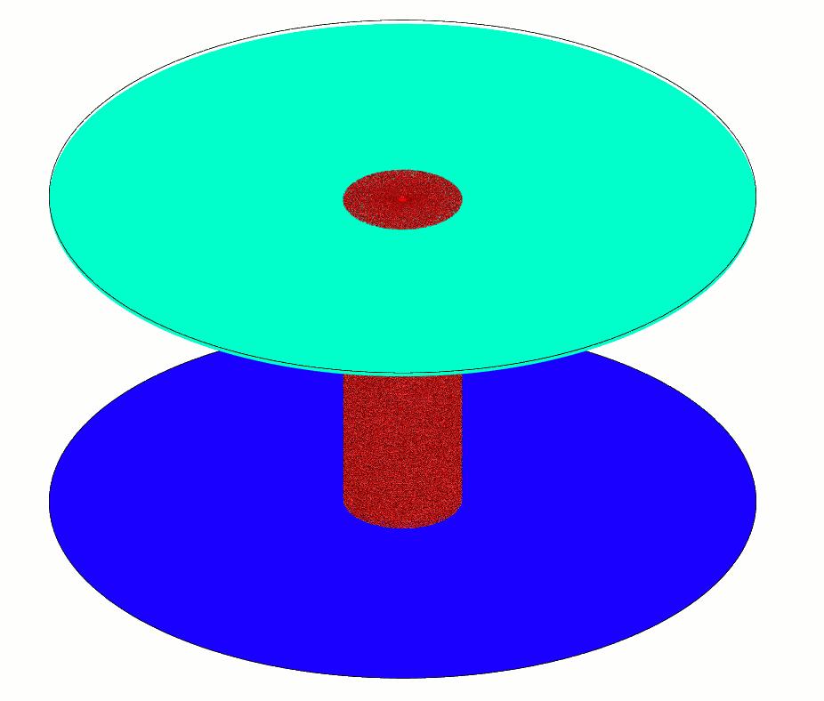 3D-Cylindrical Explosive Dispersal of Particles up to 200μs Features: 30
