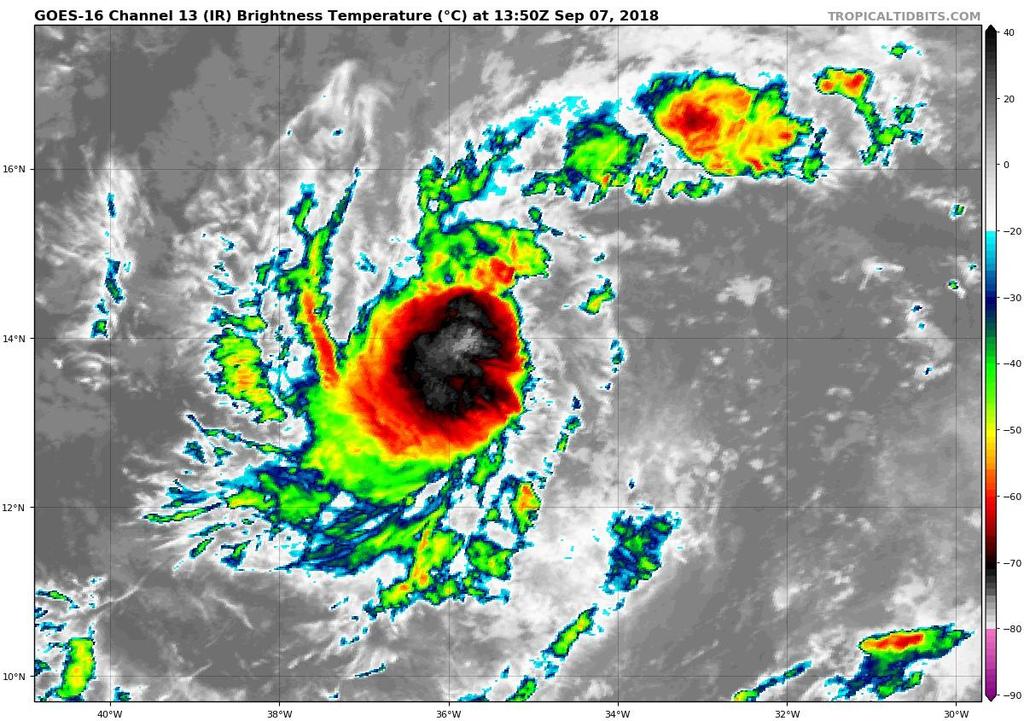 Invest 92L Satellite Image 92L has become much better organized since yesterday.