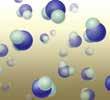 When those warm water molecules cool enough, they can change again. With the help of tiny bits of dust or other particles, they can condense, or turn back into liquid.