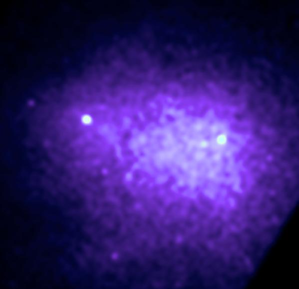 Coma Cluster Galaxies (visible) X-rays (Chandra) M/L ~ 300 Total Mass = 1.