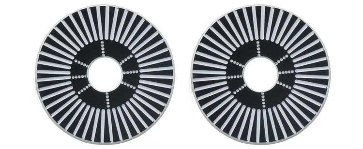 These disks are manufactured out of high quality laminated color plastic to offer a
