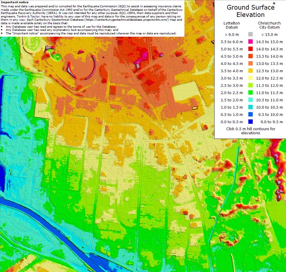 LiDAR can help highlight features within the site area that may impact seismic ground performance such stream channels and general slope of the ground around the site.