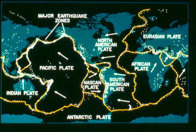Plate boundaries are a planet-wide network of